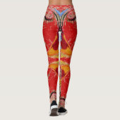 Leggings Imaginaire rouge (Dos)