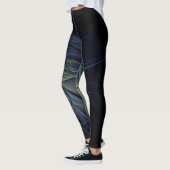 Leggings Imaginaire sur arrière - plan noir avec couleur co (Gauche)