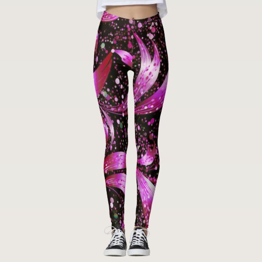 Leggings Imaginaires roses (Devant)