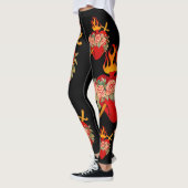 Leggings Immaculer les jambes de coeur (Gauche)
