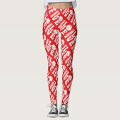 Leggings Impression Amour Baseball (Devant)