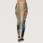 Leggings Impression artistique Vintage (Dos)