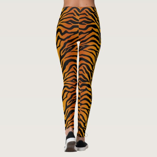 Leggings Impression bande de tigre (Dos)