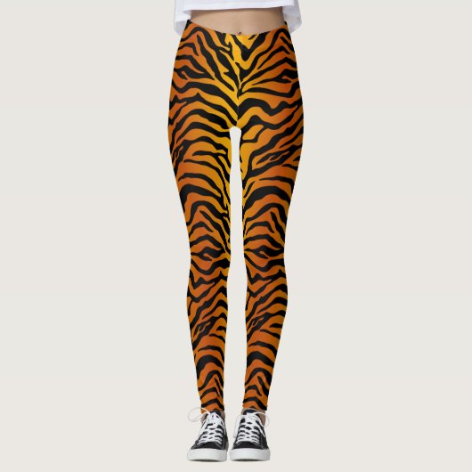 Leggings Impression bande de tigre (Devant)