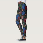 Leggings Impression Bloom en pleine nuit (Gauche)