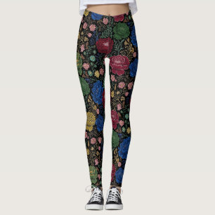 Leggings Impression Bloom en pleine nuit