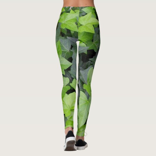 Leggings Impression botanique verte Ivy (Dos)