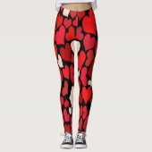 Leggings Impression cardiaque (Devant)