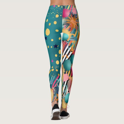 Leggings Impression cirque (Dos)