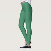 Leggings Impression couleur vive verte shamrock (Gauche)
