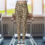 Leggings Impression Cream Leopard Safari<br><div class="desc">Les leggings empreintes de léopard Cream Safari sont un choix audacieux et à la mode avec un arrière - plan vert vif et un motif empreinte de léopard complexe. La combinaison unique de la couleur crème lisse et de l'empreinte de léopard classique crée une fusion captivante d'esthétique moderne et animaliste....</div>