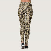 Leggings Impression Cream Leopard Safari (Dos)
