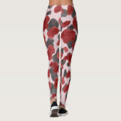 Leggings Impression d'animaux d'hiver à l'aquarelle rustiqu (Dos)