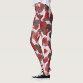 Leggings Impression d'animaux d'hiver à l'aquarelle rustiqu (Gauche)