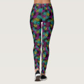 Leggings Impression d'animaux multicolores mixtes (Dos)