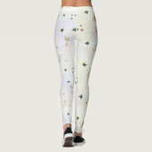 Leggings Impression d'art cardiaque (Dos)