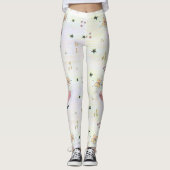 Leggings Impression d'art cardiaque (Devant)