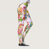 Leggings impression de collection de fleurs florales épique (Droite)