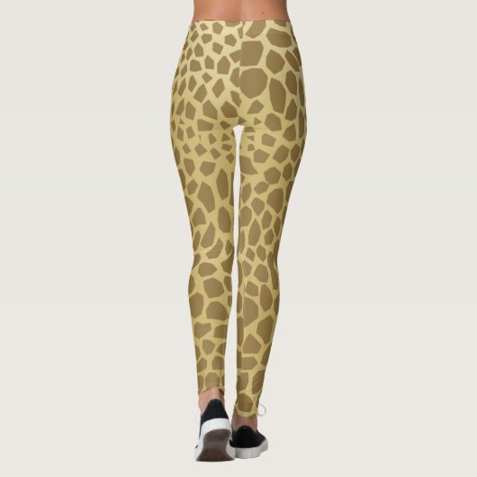 Leggings Impression de girafe (Dos)