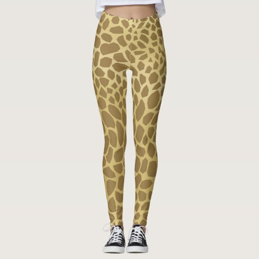 Leggings Impression de girafe (Devant)