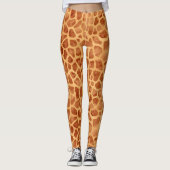 Leggings Impression de girafe aquarelle (Devant)