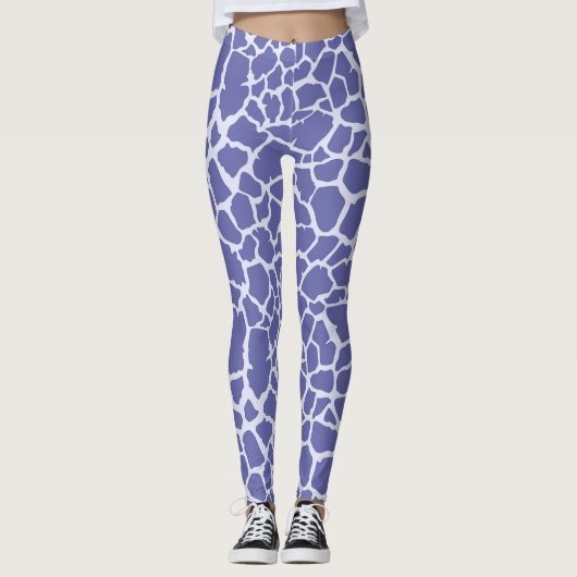 Leggings Impression de girafe périphérique (Devant)
