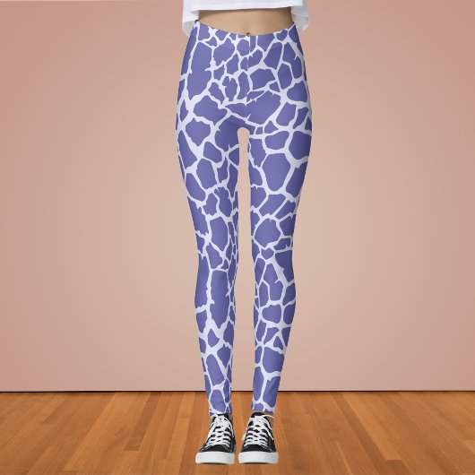 Leggings Impression de girafe périphérique
