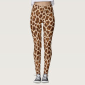 Leggings Impression de girafe sauvage (Devant)