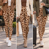 Leggings Impression de girafe sauvage
