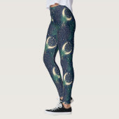 Leggings Impression de jungle au clair de lune (Gauche)