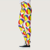 Leggings Impression de la balle de plage (Gauche)