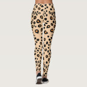 Leggings Impression de la face léopard Fierce (Dos)