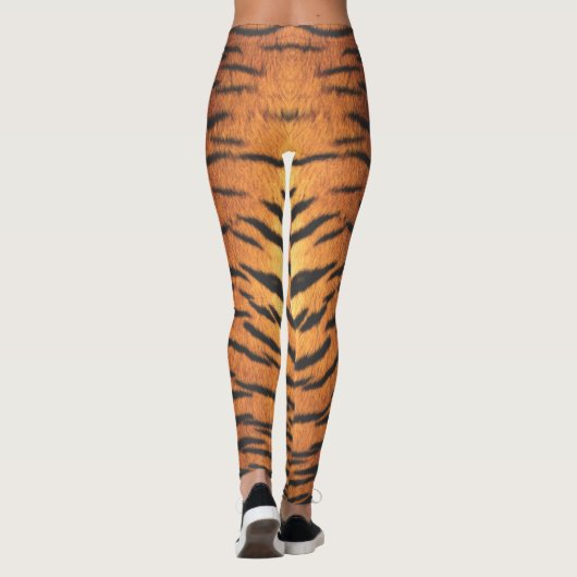 Leggings Impression de la peau de tigre (Dos)