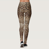 Leggings Impression de la peau du léopard (Dos)