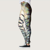 Leggings Impression de la peau du tigre électrique (Gauche)