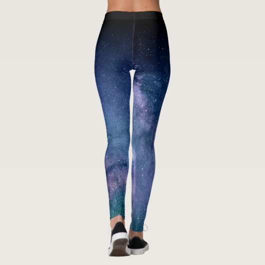 Leggings Impression de l'espace de galaxie (Dos)