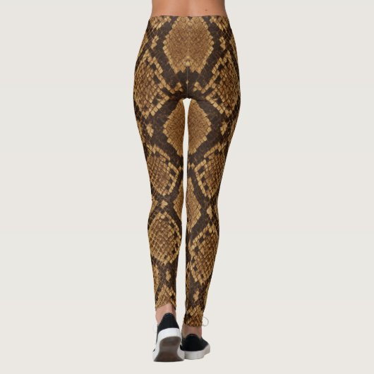 Leggings Impression de peau de python (Dos)