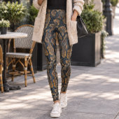 Leggings Impression de peau de serpent