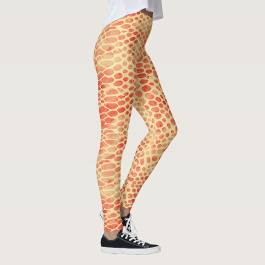 Leggings Impression de serpent aquarelle (Droite)