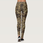 Leggings Impression de serpent Brown (Dos)