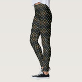 Leggings Impression de serpent foncé (Gauche)