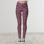 Leggings Impression de serpent rose