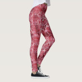 Leggings Impression de serpent rose chaud (Droite)