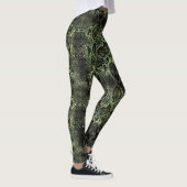 Leggings Impression de serpent vert (Droite)