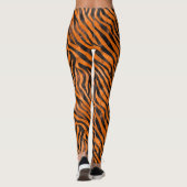 Leggings Impression de tigre d'aquarelle (Dos)