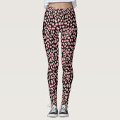 Leggings Impression de tigre noir (Devant)