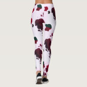Leggings Impression de vache Brown (Dos)