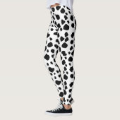 Leggings Impression De Vache, Motif De Vache, Spots De Vach (Gauche)