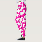 Leggings Impression de vache rose (Gauche)