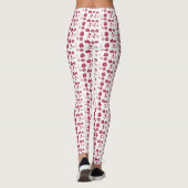 Leggings Impression délicate florale (Dos)